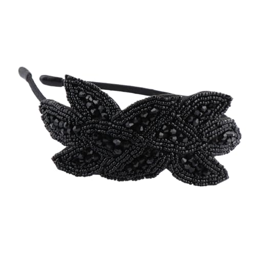 SAFIGLE Strass Haarreif Retro Hochzeit Kopfbedeckung für Damen Glänzendes Stirnband mit Schmuck für Besondere Anlässe von SAFIGLE