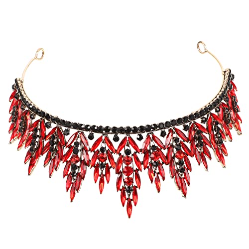 SAFIGLE Braut Krone Tiara Mit Strass Für Hochzeit Kopfschmuck Aus Zinklegierung Stirnband Für Frauen Mädchen Hochzeit Feier Party von SAFIGLE