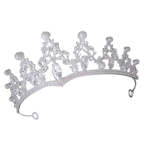 SAFIGLE Strass Krone Stirnband Für Hochzeit Braut Tiara Mit Strass-dekor Für Frauen Party Geburtstagsfeier Abendkleid Eleganz Luxus Accessoire von SAFIGLE