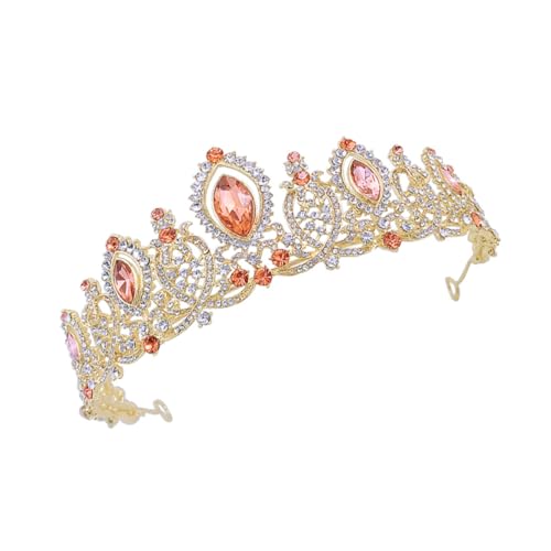 SAFIGLE Strass-tiara Für Damen-kopfschmuck Hochzeits-kopfbedeckung Mit Glitzer-haarschmuck Für Partys Und Feiern von SAFIGLE