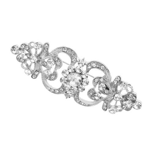 SAFIGLE Strassbrosche mit Perlen und Legierung Leichter Schmuck für Damen Vielseitiger Ansteckpin für Kleider Pullover Schals Langlebiges Accessoire für Alltag und Geschenk von SAFIGLE