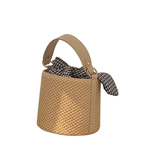 SAFIGLE Strohgewebte Handtasche mit Großer Kapazität Umhängetasche im Schulstil für Strand Partys Einkaufstouren Hochwertigem Material Gefertigt Perfektes von SAFIGLE