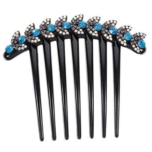 SAFIGLE Stylischer Wasserfallförmiger Haarkamm mit Funkelnden Strasssteinen Eleganter Haarklammer für Hochzeiten Partys und Besondere Anlässe für Damen und Mädchen von SAFIGLE