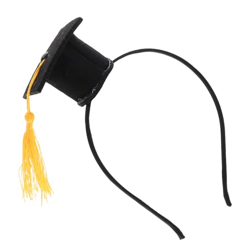 SAFIGLE Stylisches Abschluss-hut-stirnband Mit Quaste Für Abschlussfeiern Und Cosplay Langlebig Und Bequem Aus Farbbeständigem Vlies Für Graduierung Und Fotografie von SAFIGLE