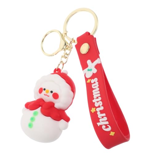 SAFIGLE Weihnachten Schneemann Schlüssel Weihnachten Hängende Dekoration Tasche Schlüsselring Auto Schlüsselanhänger Schneemann Schlüsselanhänger Charme von SAFIGLE