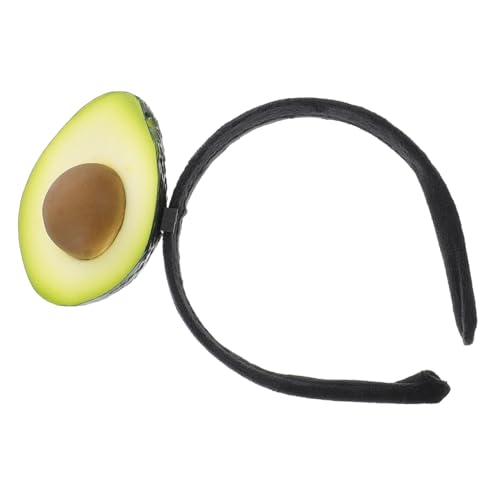 SAFIGLE Avocado Stirnband Elastisches Haarband für Frauen und Mädchen Lustiges Spa Haarband für Gesichtsreinigung Leichtes Kostüm Accessoire Vielseitiges Make Up Stirnband von SAFIGLE