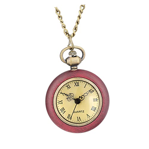 SAFIGLE Vintage Taschenuhr Kette Hochwertigem Und Quarzwerk Retro Anhänger Für Damen Und Herren Als Zu Weihnachten Geburtstag Und Jubiläen von SAFIGLE