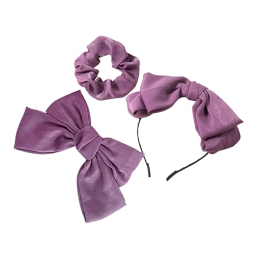 SAFIGLE Teiliges Haarschmuck Set mit Elastischem Haarband Haarclip und Haargummi in Vielseitiges Haarstyling Accessoire für Mädchen und Teens Rutschfest und Modisch für Alltag und Events von SAFIGLE