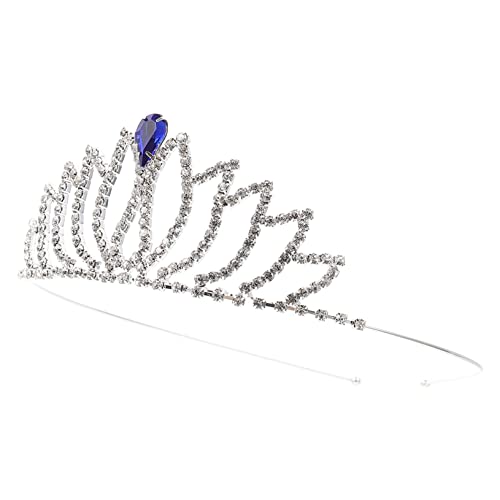 SAFIGLE Junge Mädchen Krone Metall Krone Mädchen Tiara Haarschmuck Frauen Strass Für Geburtstage Neujahr Feste Stil Modegeschmack Outfit Fotos Erinnerungen von SAFIGLE