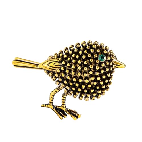 SAFIGLE Schicke Cartoon Brosche für Frauen Spatzform Glänzende Accessoires für Kleidung für Anlässe Wie Hochzeiten und Partys von SAFIGLE
