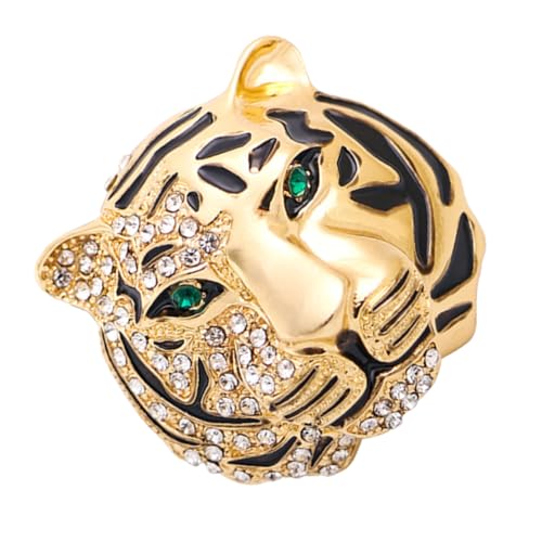 SAFIGLE Tiger Brosche mit Hochwertige Anstecknadel Kreatives Tiger Design für Partys Anlässe Einzigartiges Accessoire für Modebewusste von SAFIGLE