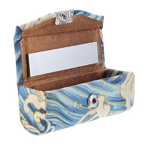 SAFIGLE Tragbares Lippenstiftetui Im Chinesischen Stil Eleganter Lippenstifthalter Mit Spiegel Dekorativer Kosmetik-Organizer Für Lippenstifte Haarnadeln Und Mehr Für Besondere von SAFIGLE