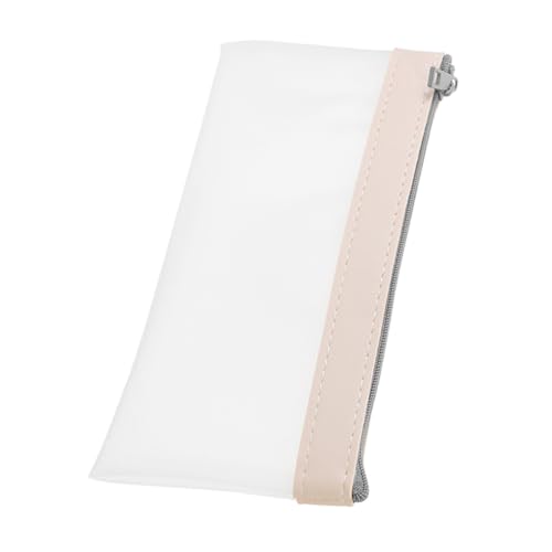 SAFIGLE Transparente Geldtasche Großer Aufbewahrungsbeutel für Geld Kosmetik Stifte für Schule Reisen mit Reißverschluss für Einfachen Zugriff Übersicht von SAFIGLE