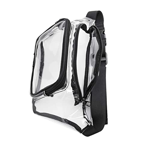 SAFIGLE Transparente Hüfttasche 1Stück Sport Gürteltasche für Outdoor Aktivitäten Verstellbare Umhängetasche für Damen und Herren Joggen Radfahren und Wandern von SAFIGLE