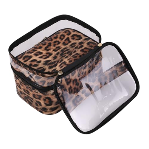 SAFIGLE Transparente Kosmetiktasche Mit Großer Kapazität Organizer Für Kosmetika Und Toilettenartikel Auslaufsicher Und Platzsparend Geeignet Für Unterwegs Hause von SAFIGLE