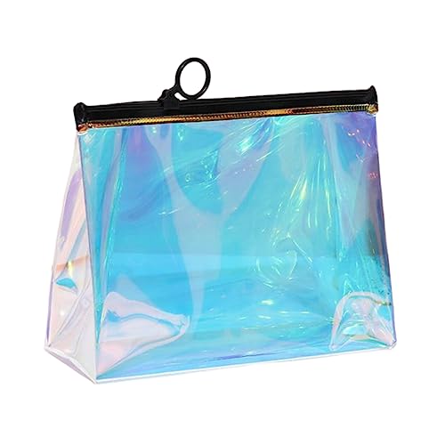 SAFIGLE Transparente Kosmetiktasche Wasserdichter mit Reißverschluss für Reisen Multifunktionale Toilettentasche für Damen und Herren Kompakt und Praktisch für Unterwegs von SAFIGLE