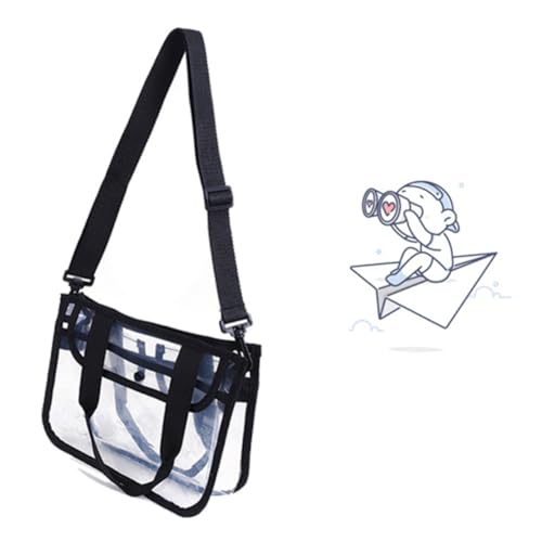 SAFIGLE Transparente Kulturtasche Kulturbeutel Aus Eva-Material Durchsichtige Kosmetiktasche Mit Haken Großes Fassungsvermögen Für Reisen Und Geschäftsreisen von SAFIGLE