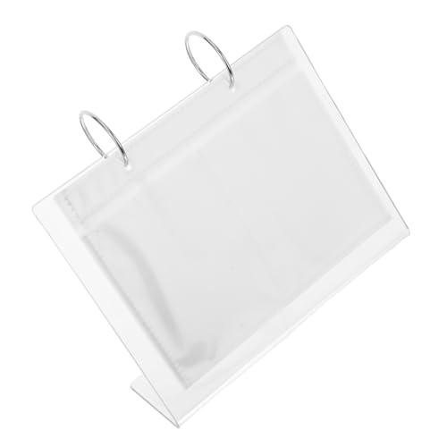 SAFIGLE Transparentes Nageldesign-displaybuch mit Flip-seiten Mehrschichtiger Nagelkunst-organizer für Maniküre-enthusiasten Klarer Nagellack-aufbewahrungsordner für Salon Büro und Zuhause von SAFIGLE