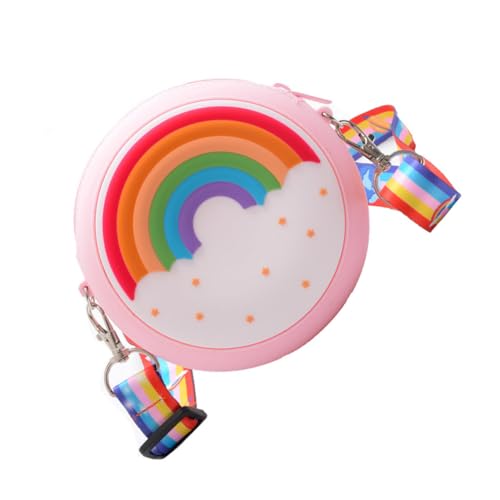 SAFIGLE Kindertasche Mädchen Umhängetasche Mit Reißverschluss Für Und Geld Cartoon Design Langlebiges Material Für Geburtstagsfeiern Und Tanzpartys von SAFIGLE