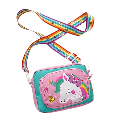SAFIGLE Einhorn Handtasche Für Mädchen Umhängetasche Aus Praktische Tragetasche Als Geldbörse Und Schultertasche Für Kleine Mädchen von SAFIGLE