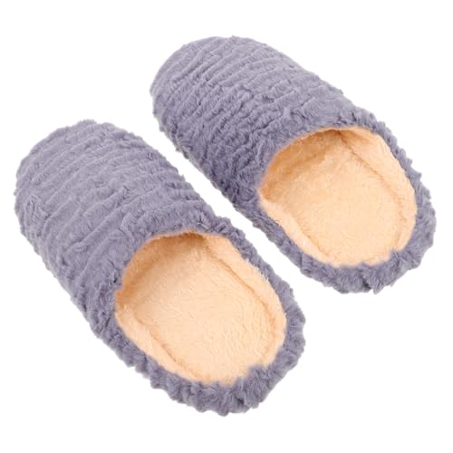 SAFIGLE Hausschuhe Unisex Für Erwachsene Geräuscharme Innenbereich-schuhe Mit Weicher Sohle Und Rutschfester Beschichtung Warme Reise Und Gästehausschuhe Für Damen Und Herren von SAFIGLE