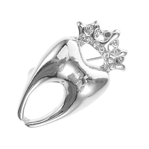 SAFIGLE Unisex Krone Anstecknadel für Hochzeiten und Partys Stilvolles Accessoire für Anzüge Kleider und Freizeitoutfits mit Glatter Oberfläche Vielseitig Einsetzbar von SAFIGLE