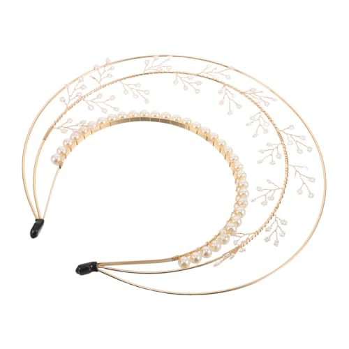 SAFIGLE Verstellbare Leichte mit Kunstperlen Handgefertigtes Haarband für Hochzeiten Festivals Cosplay Events von SAFIGLE