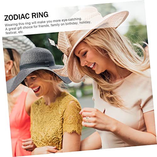 SAFIGLE Verstellbarer Damen Offener Ring Krebs Zirkonia Schmuck Modeaccessoire für Alltag Party Hochzeit von SAFIGLE