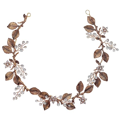 SAFIGLE Vintage Haarranke Kopf Schmuck Hochzeit Frauen Accessoires Haarschmuck Blumenmädchen Haarschmuck Bruchfest Kopfschmuck Braut von SAFIGLE