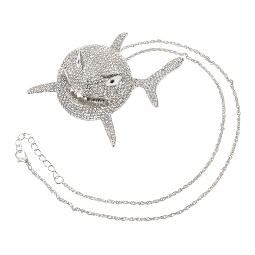 SAFIGLE Vintage Halskette für Damen Trendige Punk Halskette mit Strass Anhänger für Partys und Besondere Anlässe von SAFIGLE