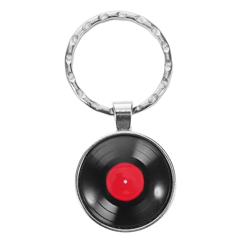 SAFIGLE Schallplatten-schlüsselanhänger Aus Metall Retro-Vinyl-Design Für Schlüssel Handtaschen-Accessoire Musik- - Deko-Ornament Für Fans von SAFIGLE