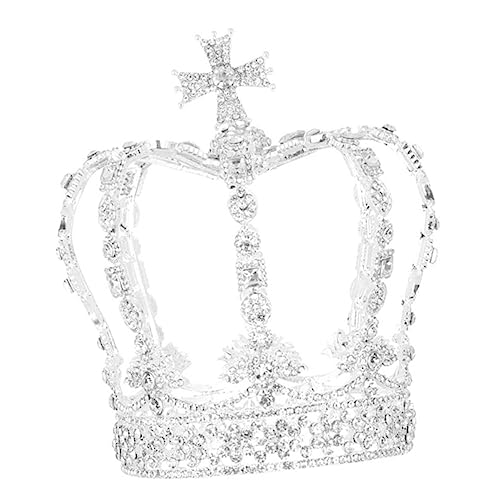 SAFIGLE Wasserdichte Strass Krone Braut Haarschmuck Diadem für Frauen Retro Tiara für Hochzeit Geburtstag Party Leicht Tragbar und Komfortabel Geschenkidee für Damen von SAFIGLE