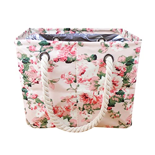 SAFIGLE Wasserdichter Kulturbeutel Aus Canvas-Material Tragbare Badetasche Faltbar Und Praktisch Für Reisen Fitness Und Schwimmen Geeignet Für Shampoo Handtuch Und Andere Badutensilien von SAFIGLE