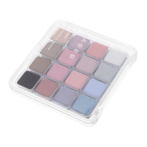SAFIGLE Wasserfeste Farben Lidschatten Palette Matte und Schimmernde Augen Make Up Palette Koreanisch Inspirierte Natürliche Farbtöne für Trendige Looks Langanhaltendes Glitter von SAFIGLE