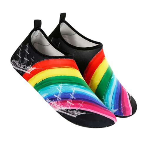 SAFIGLE Wasserschuhe Herren Damen Strandschuhe Schnell Trocknend Atmungsaktiv rutschfest Leicht Elastisch Für Wassersport Beach Pool Tauchen Segeln von SAFIGLE
