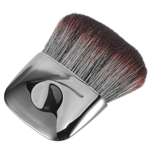 SAFIGLE Kleiner Make Up Pinsel für Unterwegs Tragbarer Flacher Pinsel für Rouge und Foundation Weicher Puderpinsel für Frauen Kompaktes Kosmetik Tool für Handtasche für Reisen von SAFIGLE