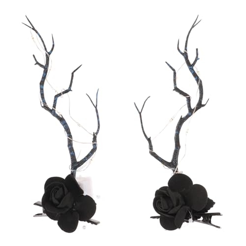 SAFIGLE Weihnachtliche Leuchtende Rentiergeweih-haarspangen Glühende Antlers Haarnadel Moskauer Party-kostümzubehör Für Frauen von SAFIGLE