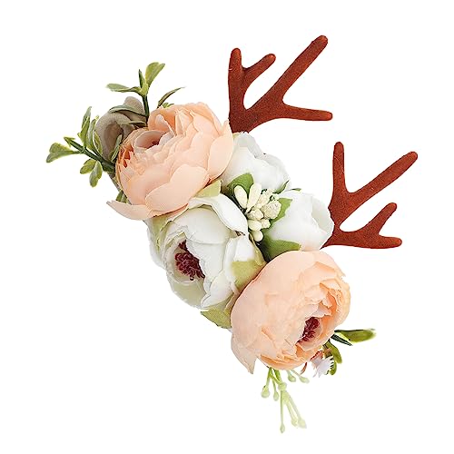 SAFIGLE Weihnachts Haarband mit Rentiergeweih für Elastisches Bequemes Material für Cosplay und Partys Süßes Design für Festliche Anlässe und Schulveranstaltungen von SAFIGLE