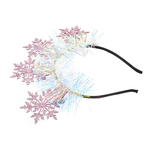 SAFIGLE Schneeflocken-stirnband Weihnachts-haarband Haarreifen Mit Schneeflocken-design Geeignet Für Mädchen Und Junge Mädchen Für Weihnachts-feiertags-partys Und Kostüme von SAFIGLE