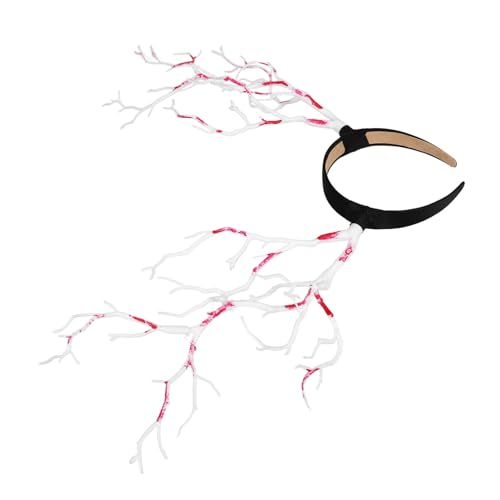 SAFIGLE Geweih Stirnband Damen Cosplay Haarband Party Kopfband Wald Zweig Haarband Weihnachten Maskenball von SAFIGLE