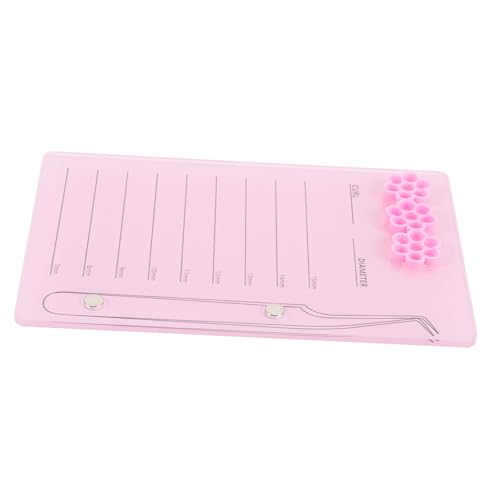 SAFIGLE Wimperntablett aus Acryl mit Magnetischem Design für Wimpernverlängerungen Langlebig und Wiederverwendbar Damen Wimpernbrett in Zufälliger Farbe von SAFIGLE