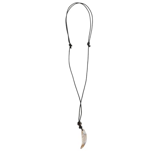 SAFIGLE Zahnanhänger Halskette Unisex Retro Zahn Schmuck Für Männer Und Frauen Leichtes Design Ausdruck Von Kraft Und Tapferkeit Für Geschenke von SAFIGLE