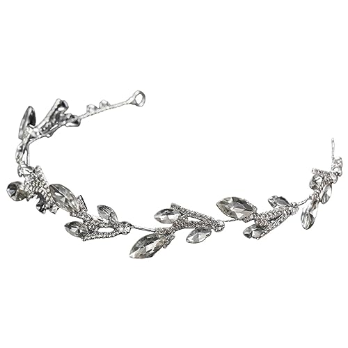 SAFIGLE Zirkonia Braut Haar Rebe Funkelnden Kopfschmuck Frauen Hochzeit Stirnband Braut Haar Schmuck von SAFIGLE