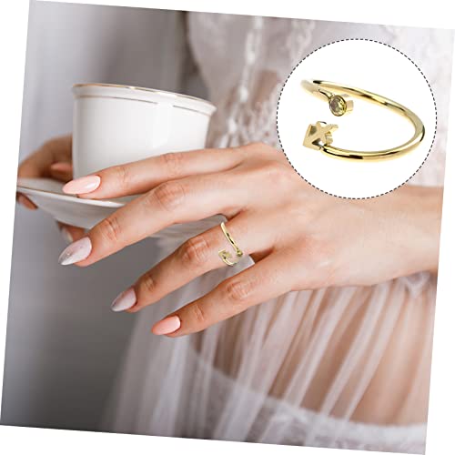 SAFIGLE Zodiac Ring Damen Einstellbar Offener Sternzeichenring mit Funkelnden Zirkonia Schmuck für Frauen und Mädchen Modischer Partnerschaftsring für Alltag und Festtage von SAFIGLE