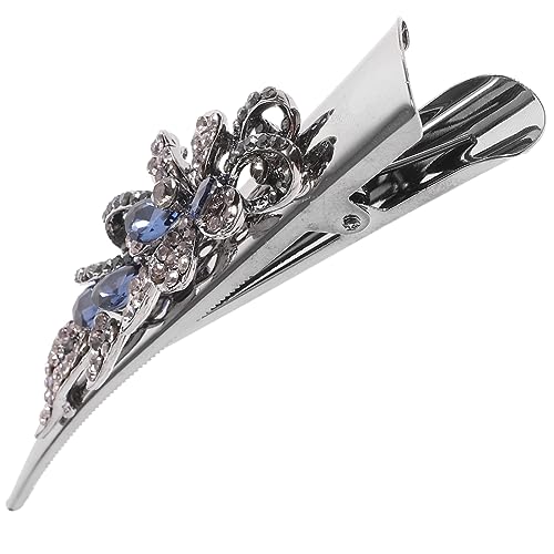 SAFIGLE ausgefallene Clips für Frauen Entenclips Haarklammern Schnabel dekorative Clips hair styling haar spangen Strass-Haarspangen für Frauen Haarspange aus Alligatorleder Kristall von SAFIGLE
