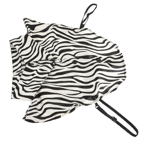 SAFIGLE Fake Kragen Damen Abnehmbar Baumwolle Zebra Muster Blusenkrause Für Formelle Anlässe Dekoration Für Kleider Und Pullover von SAFIGLE