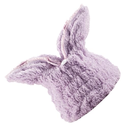 SAFIGLE schnell trocknende Duschhaube Bademütze Badekappe verdicken schnell trocknende Kappe Duschmütze Badezimmerzubehör Frauen Mütze Rosa von SAFIGLE