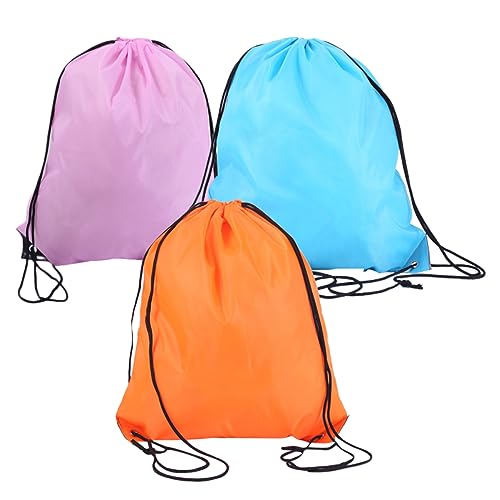 SAFIGLE wasserdichte Aufbewahrungstasche Aus Polyester Cinch-Pack Mit Kordelzug Nylon-rucksacküberzug Reflektierend Wasserdichter Kordelzugbeutel Taschen Für Handtücher Und Flaschen von SAFIGLE