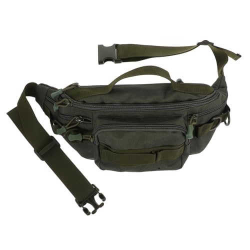 SAFIGLE wasserdichte Bauchtasche Herren mit Verstellbarem Gürtel Multifunktionale Angel Wandertasche mit Wasserflaschenfach Ergonomisch Leicht für Outdoor Radfahren Angeln und Reisen von SAFIGLE