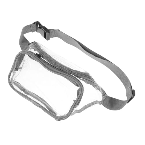 SAFIGLE wasserdichte PVC Bauchtasche Damen und Herren für Outdoor Sport Glatter Reißverschluss Multifunktional Transparent Anti Lost Hüfttasche zum Laufen Radfahren Praktische von SAFIGLE